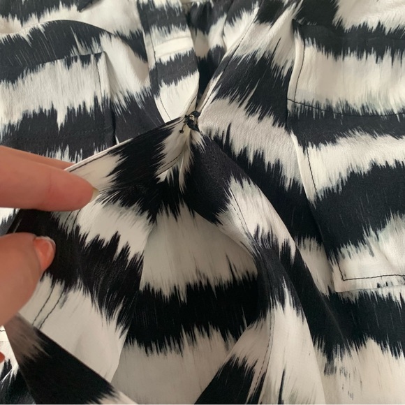 Tracey Reese | Silk Stripe Blouse - Picture 8 of 8